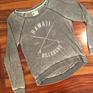 3 for $40 🌟🌟 Grey Billabong Hawaii Pullover